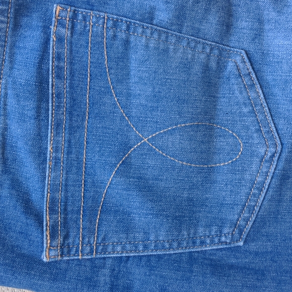 Calvin Klein Blue Denim Shorts 10 - Picture 5 of 6